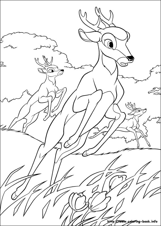 Bambi 2 coloring picture